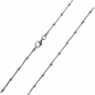 Preview: Collier Schlange mit Kugeln 2,5mm Silber 925 70cm
