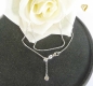 Preview: Collier Kette mit Herzanhänger 925 Silber vario 70cm