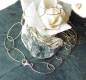 Preview: Collier Kette Design Elipse 925 Silber rhodiniert 40-90cm