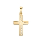 Preview: Anhänger Kreuz 11x17,5mm mit Zirkonia 8Kt 333 GOLD