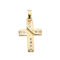 Preview: Anhänger Kreuz 11,8x18mm mit Zirkonia 8Kt 333 GOLD