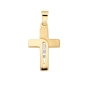 Preview: Anhänger Kreuz 11,5x17,6mm mit Zirkonia 8Kt 333 GOLD