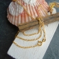 Preview: Collier Figaro Panzer flach 1,8mm 14Kt 585 GOLD 42cm