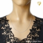 Preview: Collier Kette Figaro 1,8mm Silber 925 42cm
