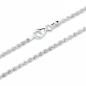 Preview: Kette Collier Kordel 1,45mm Silber 925 40cm