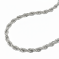 Preview: Kette Collier Kordel 1,45mm Silber 925 55cm