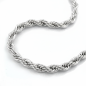 Preview: Armband 4,4mm Kordelkette Silber 925 19cm