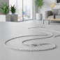 Preview: Kette Collier Kordel 1,45mm Silber 925 70cm