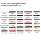 Preview: Exklusives Ledercollier 5mm geflochten in 30 Farben mit 925 Silber Karabiner
