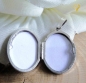 Preview: Medaillon oval 17x23mm 9Kt WEISSGOLD