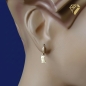 Preview: Ohrhänger Brisur Katze 8Kt 333 GOLD