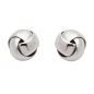Preview: Ohrstecker 4,5mm Knoten 925 Silber