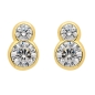 Preview: Ohrstecker Zirkonia 14Kt 585 GOLD