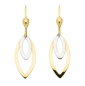 Preview: Brisur Ohrhänger 8Kt 333 GOLD WEISSGOLD