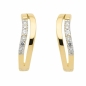 Preview: Creole 14,6x3,6mm Zirkonia 8Kt 333 GOLD
