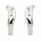 Preview: Creole 13,2x4,6mm Zirkonia 8Kt 333 WEISSGOLD