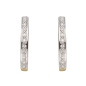 Preview: Creolen 14,1mm Brillant 0,07ct 14 Kt 585 GOLD