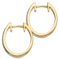 Preview: Creolen 14,1mm Brillant 0,07ct 14 Kt 585 GOLD