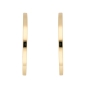 Preview: Creole Klappscharnier eckig Ø26,5mm 14Kt 585 GOLD
