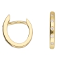 Preview: Creole Klappscharnier Zirkonia Ø12,7mm 8Kt 333 GOLD