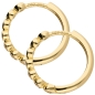 Preview: Creole Klappscharnier Zirkonia Ø14,3mm 8Kt 333 GOLD