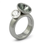 Preview: Ring 5mm - Nicole 2.0 DUO - Edelstahl für zwei Schraubelemente und Farben nach Wahl