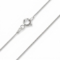 Preview: Collier Schlange 0,9mm 14Kt 585 WEISSGOLD 36cm