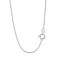 Preview: Collier Schlange 0,9mm 14Kt 585 WEISSGOLD 36cm