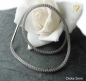 Preview: Exklusive Schlauchkette Collier Edelstahl 3mm mit Bajonettverschluss 45cm