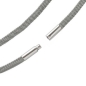 Preview: Exklusive Schlauchkette Collier Edelstahl 3mm mit Bajonettverschluss 45cm