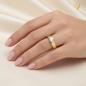 Preview: Ring Solitär Zirkonia 5mm 8Kt 333 Gold