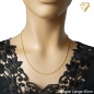 Preview: Collier Zopfkette 1,7mm 8Kt 333 GOLD 45cm