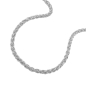 Preview: Collier Zopfkette 2,1mm 925 Silber 60cm