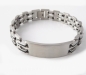 Preview: Armband Edelstahl ID Gravurplatte "Trend" 21,5cm