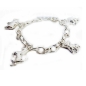 Preview: Armband Elephant Pferd Hund Delphin 925 Silber 19cm