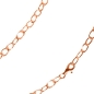 Preview: Armband Anker oval 5,5mm rund Silber 925, vergoldet, rosé vergoldet 17-19cm