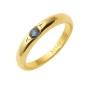 Preview: Anhänger Taufring mit Safir 8Kt 333 GOLD