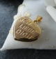 Preview: Anhänger 14x11mm Herz - ICH LIEBE DICH - 8Kt 333 GOLD