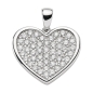 Preview: Anhänger Herz mit Zirkonia Silber 925