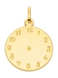 Preview: Anhänger Taufanhänger 14mm Uhr 8Kt 333 GOLD
