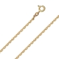 Preview: Collier Anker flach 50cm 1,5mm 14Kt 585 GOLD
