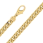 Preview: Armband Panzer flach 6mm 21cm 14Kt 585 GOLD