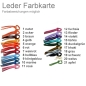 Preview: Lederband 1,3 oder 2mm 21 Farben  mit 925 Silber Bajonett