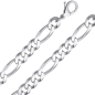 Preview: Armband Figaro Muster 8.5 mm Silber 925 19cm