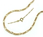 Preview: Collier Figaro Panzer flach 60cm 2,15mm 14Kt 585 GOLD