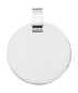 Preview: Anhänger Gravurplatte rund 18mm Silber 925