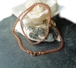 Preview: Collier Kette Schlauch oval Silber 925 rosé vergoldet 43cm