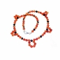 Preview: Collier Feueropal Jet AB 43cm