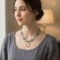 Preview: Collier Jet Crystal AB Glamour