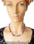 Preview: Collier Bergkristall mit Doppelkegel amethyst AB